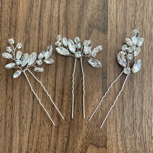 Jeweled hair pins
